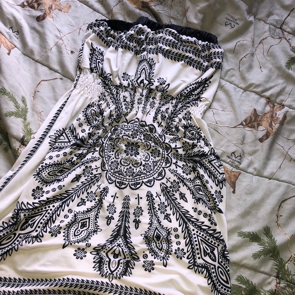strapless summer dress